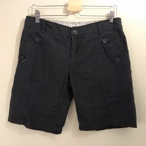 Free People size 8 linen/cotton bermuda shorts